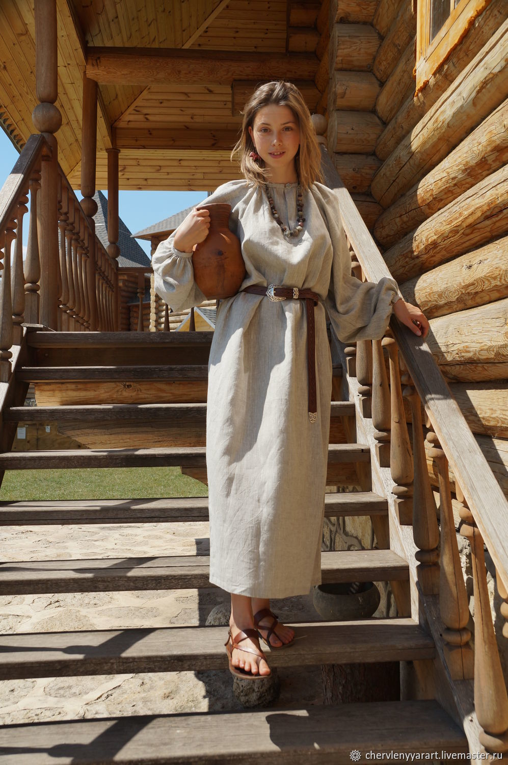 Girls in Slavic costumes in Daejeon